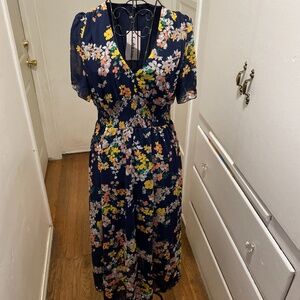 Colorful floral dress